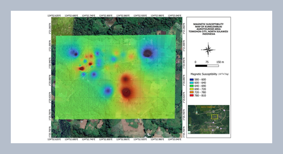 Magnetic properties, electrical conductivity, and heavy metal contamination of surface soil in agricultural land environments