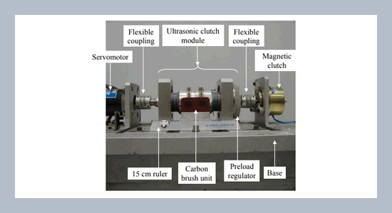 Development of Ultrasonic Clutch Module with Piezoelectric Vibrators