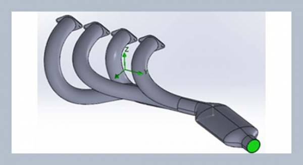 Design and analysis of exhaust manifold for multi-cylinder diesel engine with monolith catalytic converter using CFD