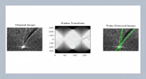 Tiling algorithm with line-based transform for rapid ship detection and wake feature extraction in ALOS-2 SAR sensor data