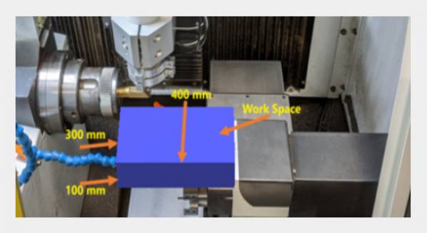 An Alternative Method for Stable Machining on A Small Workspace Mill-Turn Machine